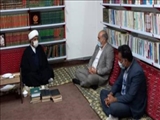 دیدار نوروزی بخشدار مرکزی با امام‌ جمعه پیشوا