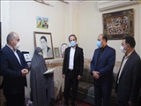 گزارش تصویری/ دیدار  فرماندار پیشوا و نماینده  دیار ۱۵ خرداد در مجلس با خانواده "شهید محمد تاجیک زواره"
