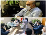 جلسه بررسی جانمایی محل احداث مجتمع آبرسانی روستای گلعباس