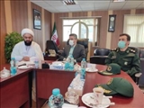 دیدار فرمانده و مسئولان سپاه پیشوا با فرماندار