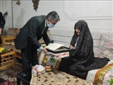 ️ عیادت فرماندار پیشوا از مادر شهید «ناصر جنیدی جعفری»
