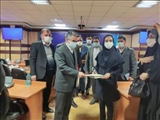 تجلیل از دانش‌آموزان حسین استادی قاری مطرح منطقه‌ای  و استانی و حدیث جوان نماینده دانش‌آموزان شهرستان پیشوا در جلسه شورای آموزش و پرورش