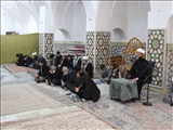 برگزاری زیارت پرفیض عاشورا در حرم امامزاده جعفر(ع) پیشوا