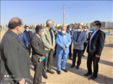 بازدید فرماندار و‌ مسئولان استانی و‌ شهرستانی از پروژه بیمارستان 96 تختخوابی پیشوا