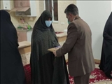 حضور مسئولان پیشوا در بیت سه شهید روستای طارند در سالروز‌ میلاد حضرت زهرا(س)