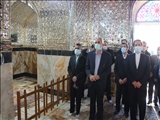 وزیر آموزش و پرورش به زیارت حضرت جعفربن موسی الکاظم مشرف شد / گلباران مزار شهدای دانش آموز