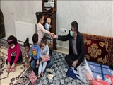 دیدار فرماندار با خانواده چهارقلوهای پیشوایی
