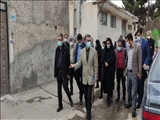 سرکشی فرماندار و فرماندهان قرارگاه خدمات اجتماعی پیشوا از محله کهنک 