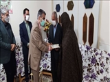 دیدار نوروزی فرماندار پیشوا با خانواده‌های معظم شهدا