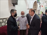 برپایی میز خدمت ادارات/ دیدار چهره به چهره فرماندار پیشوا بعد از اقامه نماز جمعه 