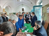 برگزاری میز خدمت ادارات پیشوا در سومین نماز جمعه ماه مبارک رمضان