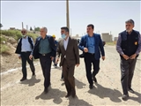 بازدید فرماندار پیشوا از اجرای پروژه تامین روشنایی مجتمع مهر ولایت