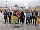 رکورد 12 ساعت پیاده‌روی بدون وقفه توسط ورزشکار پیشوایی/ استقبال فرماندار از «سید مهدی محور»