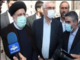  رئیس جمهور از بیمارستان در حال احداث پیشوا بازدید کرد
