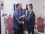  دیدار فرماندار با خانواده‌های شهدای اصناف در پیشوا