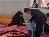 دیدار فرماندار پیشوا با سه خانواده شهید در روز عید سعید قربان