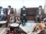 دیدار مسئولان پیشوا با خانواده شهید «علی تاجیک» در سالروز‌ عملیات مرصاد