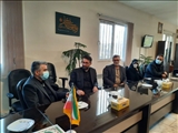دیدار فرماندار با رئیس جدید دادگستری شهرستان پیشوا 