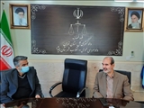 دیدار فرماندار پیشوا با دادستان جدید شهرستان