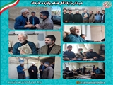 دیدار فرماندار با شاعر انقلابی و یادگار قیام ۱۵ خرداد