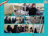 هنر حوله بافی دستی توسط بانوان پیشوایی احیا گردید.