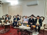 دیدار فرماندار و مسئولان شهرستان پیشوا با خانواده شهید والامقام مرتضی شیرازی